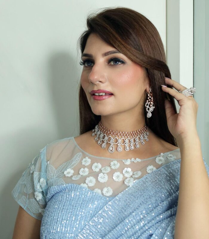 Majestic Teardrop Diamond Choker