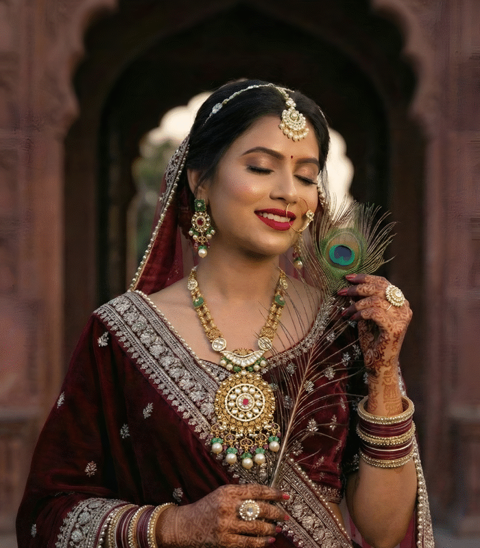 Temple Grace Antique Bridal Set