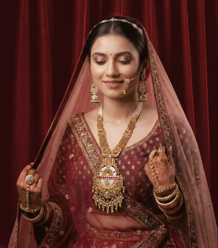 Heritage Gold Bridal Necklace Set